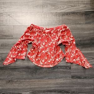 🌹 Eight Sixty Tropical Off The Shoulder Top 🌹